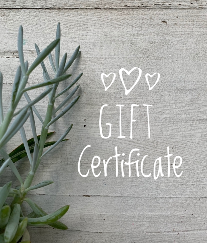 Gift Certificate