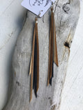 Sparrow - Dainty Fringe Leather Earrings