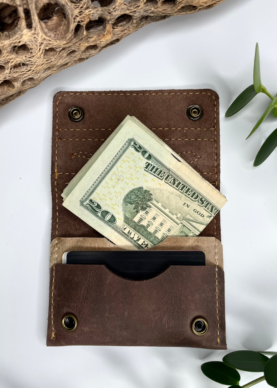 green cactus wallet