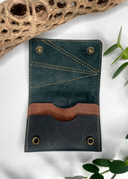 brown and gray forever wallet