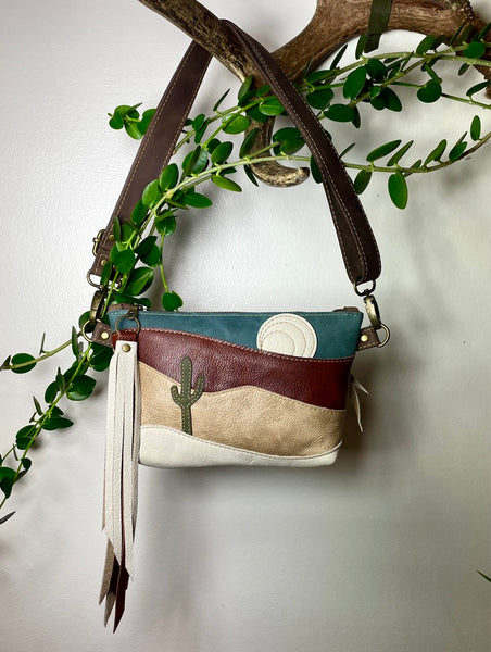 Desert Mountain Moonrise Fanny Pack/Crossbody