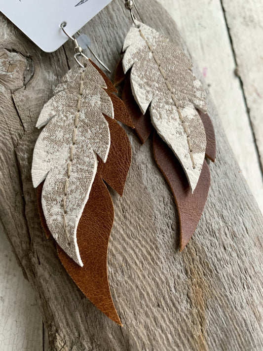 Cowhide Earrings